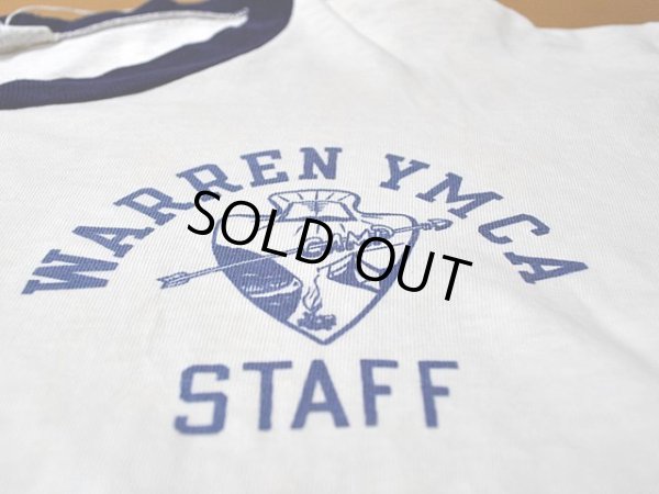 画像5: 1960s【Champion】YMCA染込みリンガーTシャツ プロダクツタグ