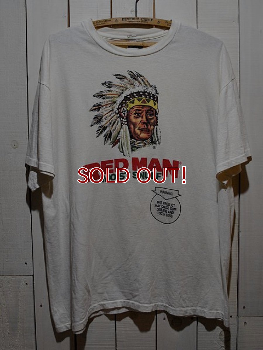 画像1: 1980s【Hanes】RED MANプリントTシャツ (1)