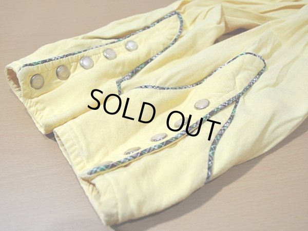 画像5: 1950s〜【HbarC】刺繍レーヨンウエスタンシャツ