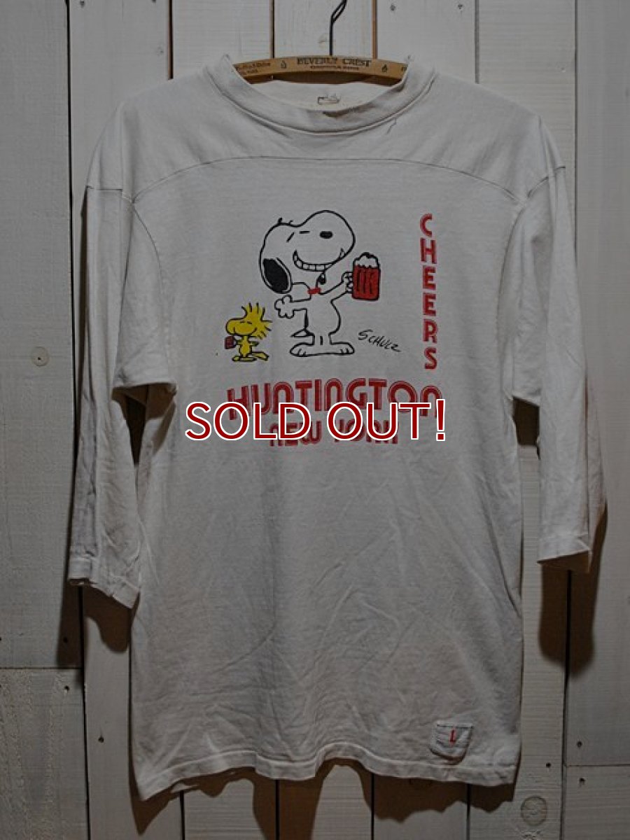 画像1: 1970s【ARTEX】スヌーピーフットボールTシャツ (1)