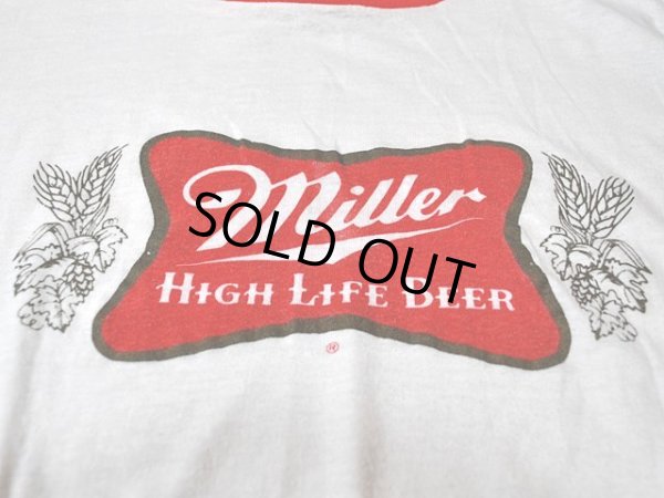 画像5: 1980s MillerBeerリンガーTシャツ