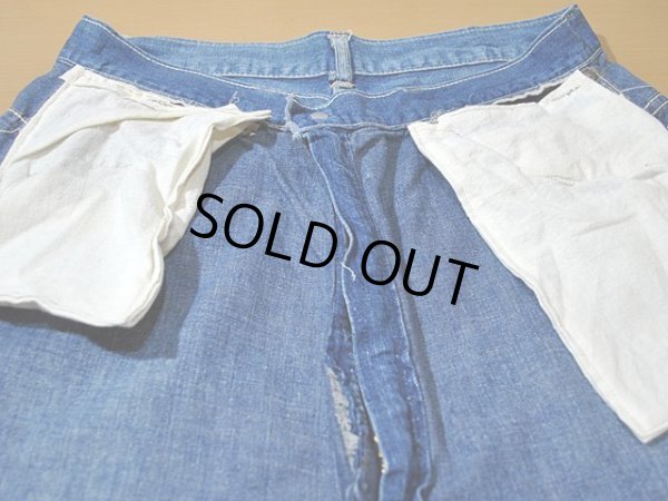 画像10: 1950sデニムワークパンツ w33