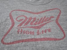 画像5: 1960s Miller HIGH LIFE染込みプリントTシャツ (5)
