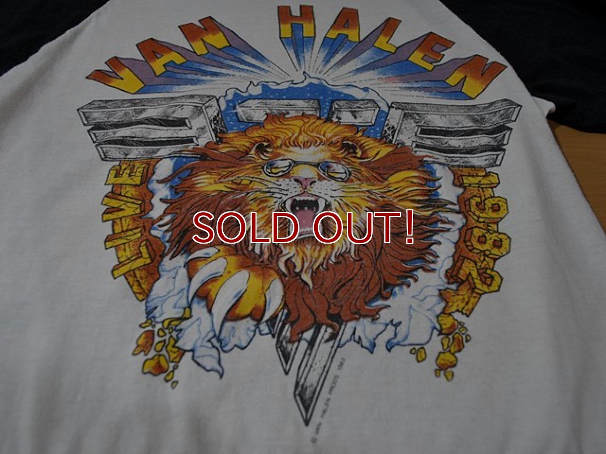 画像5: 1980s VAN HALEN1982年ツアーTシャツ (5)