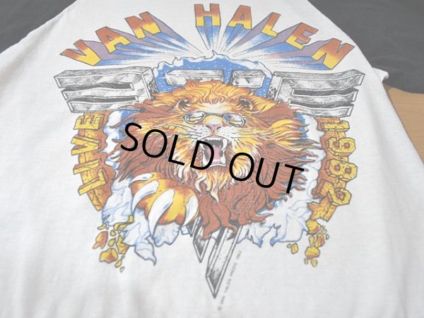 画像5: 1980s VAN HALEN1982年ツアーTシャツ