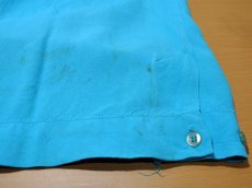 画像8: 1960s【KingLouie】チェーンステッチ刺繍レーヨンボーリングシャツ (8)