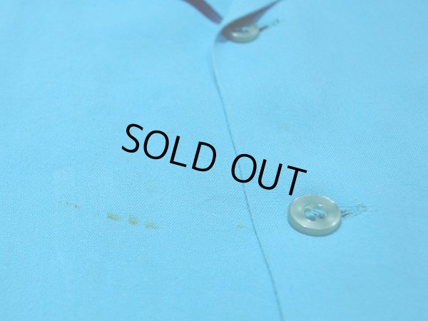 画像14: 1960s【KingLouie】チェーンステッチ刺繍レーヨンボーリングシャツ