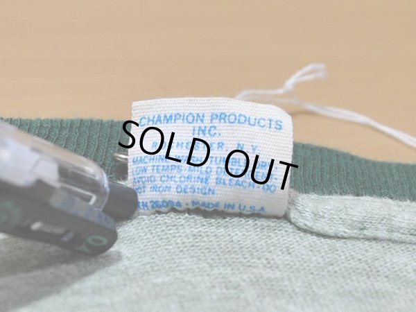 画像4:  1970s【Champion】カレッジ杢リンガーTシャツ 