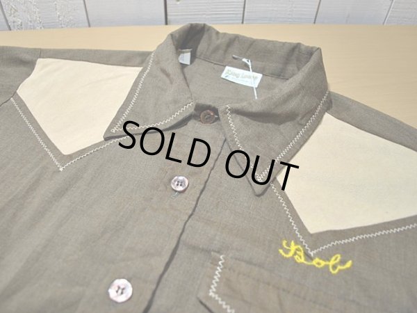 画像5: 1970s【KingLouie】チェーンステッチ刺繍ボーリングシャツ　MICHELIN