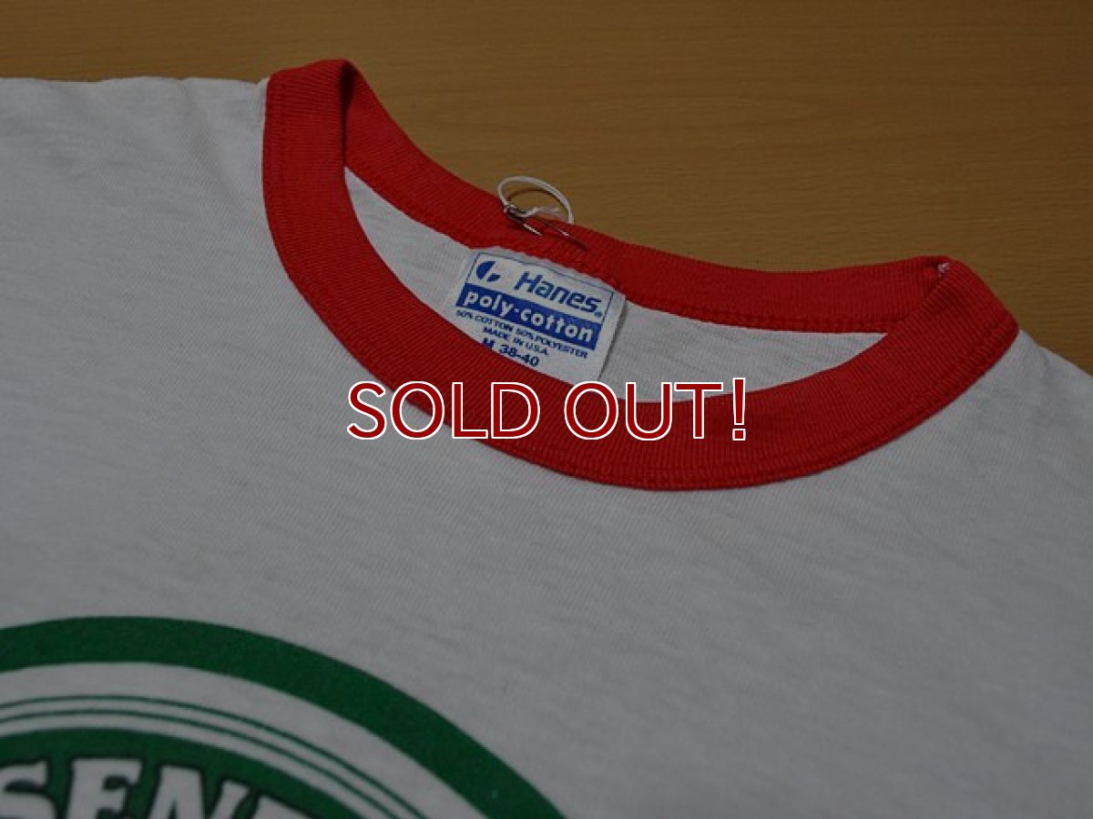 画像4: 1980s【Heineken】BeerメーカーリンガーTシャツ (4)