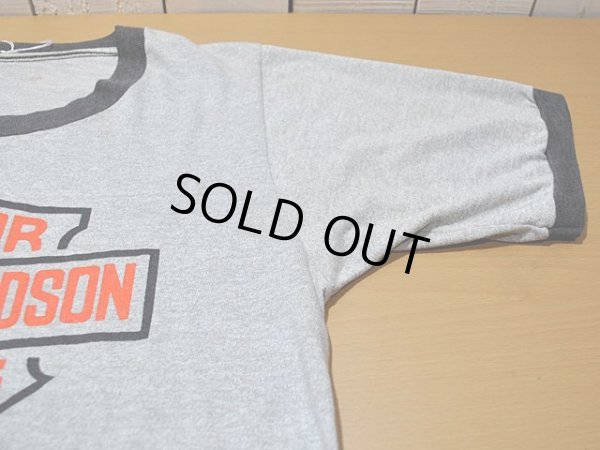 画像6: 1980s【HARLEY DAVIDSON】杢リンガーTシャツ