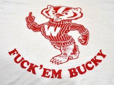 画像5: 1980sグレちゃったバッキーくんリンガーTシャツ (5)