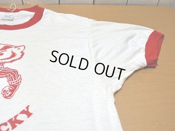 画像6: 1980sグレちゃったバッキーくんリンガーTシャツ