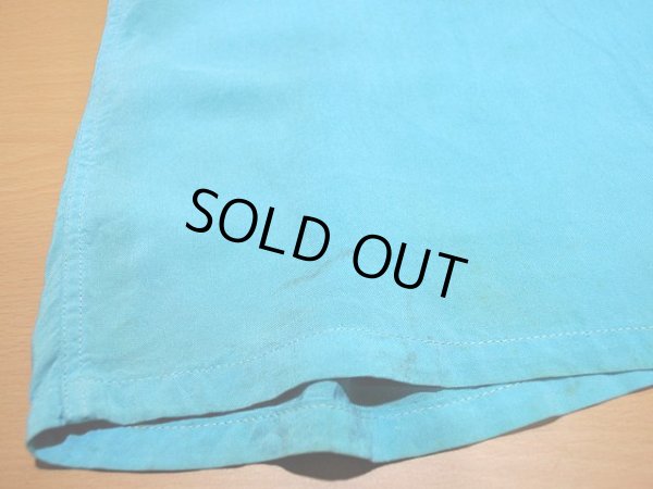 画像10: 1960sチェーンステッチ刺繍レーヨンボーリングシャツ