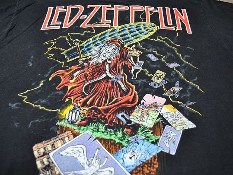 1990s LED ZEPPELINバンドTシャツ - 古着屋HamburgCafe