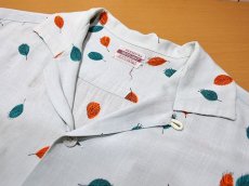 画像4: 1950s【PENNEY'S TOPFLIGHT】総柄レーヨンシャツ (4)
