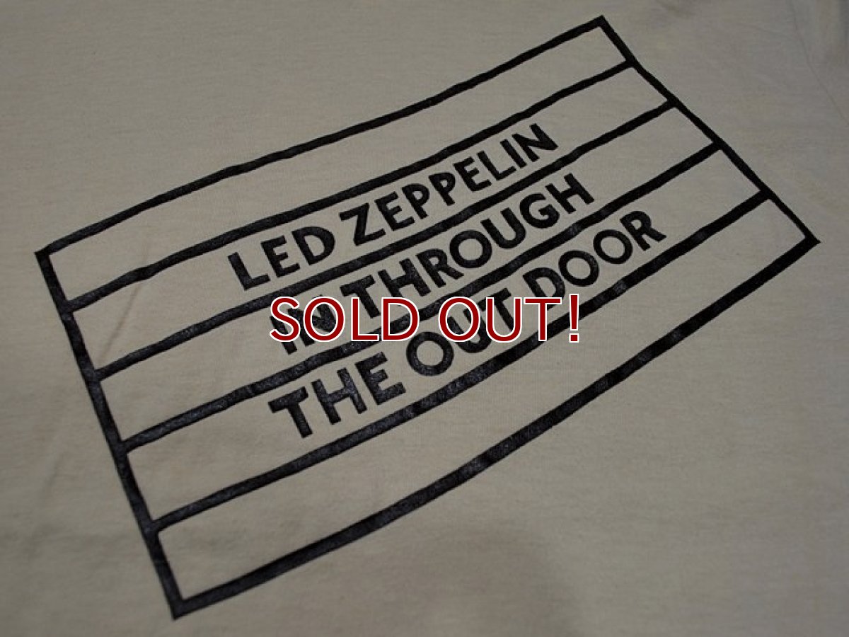 画像5: 1970s LED ZEPPELINバンドTシャツ In Through the Out Door (5)