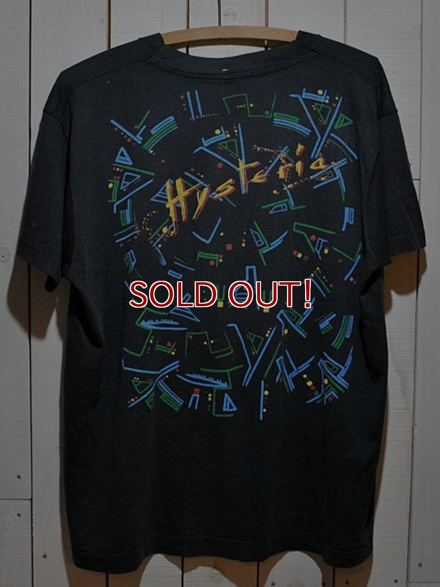 画像2: 1980s Def LeppardバンドTシャツ　Hysteria (2)