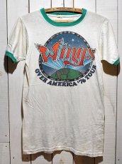 画像1: 1970s Wings OVER AMERICA ’76 TOURリンガーTシャツ (1)