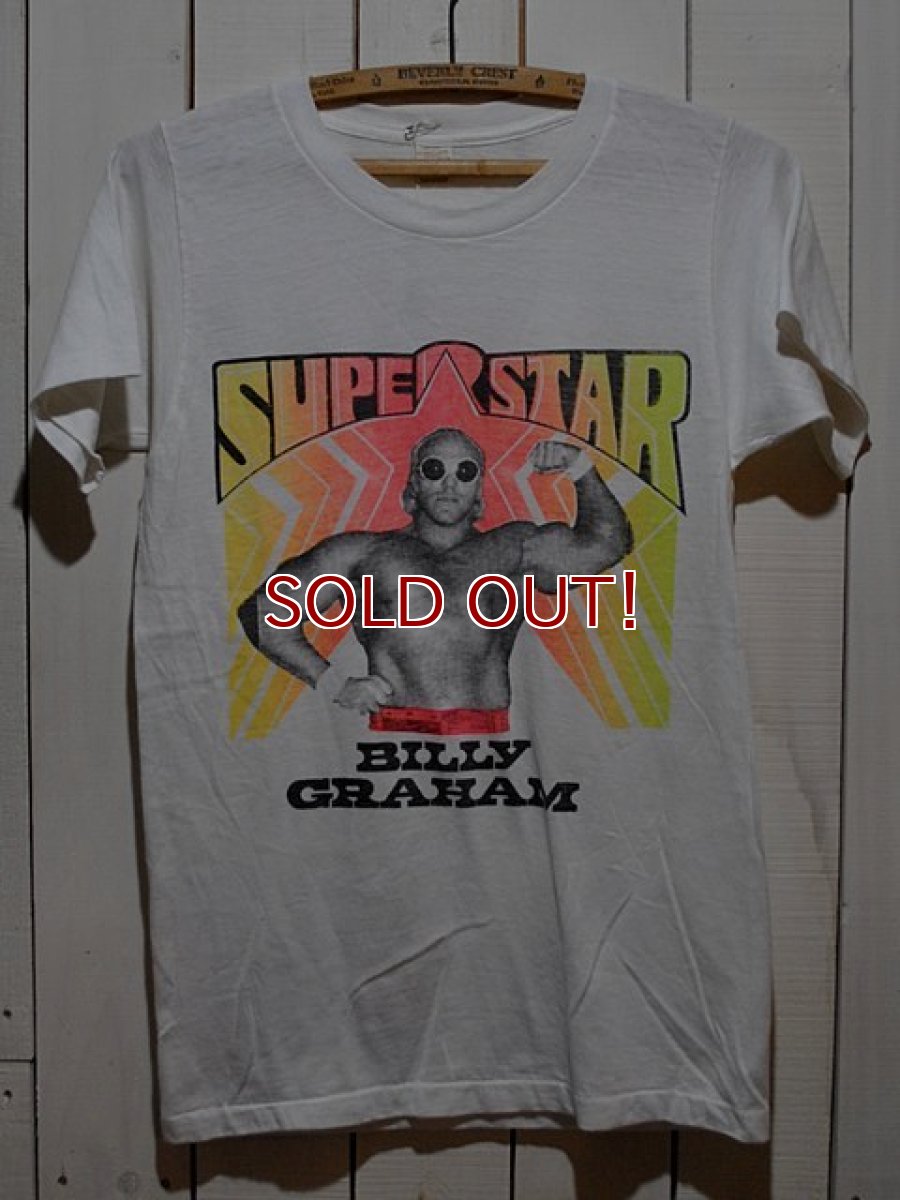 画像1: 〜1980s Superstar Billy GrahamプロレスTシャツ (1)