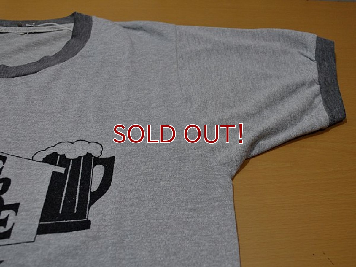 画像5: 1980s THE POUR HOUSE杢リンガーTシャツ  (5)