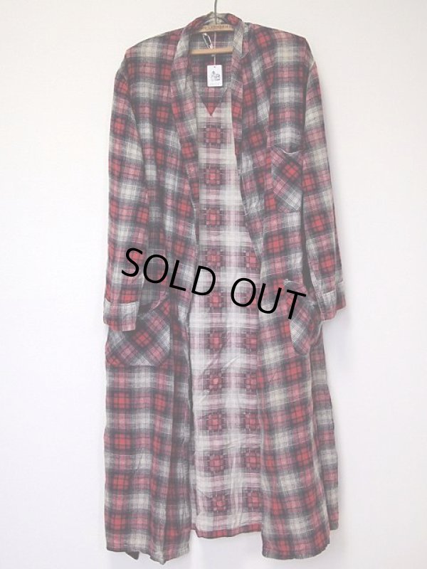 画像5: 1960s【McKenzie】オンブレーチェックネルガウン 