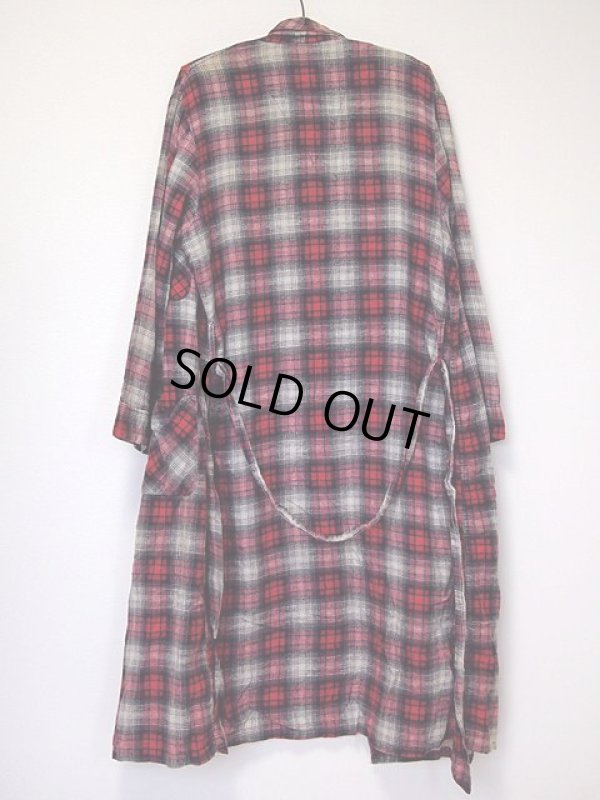 画像6: 1960s【McKenzie】オンブレーチェックネルガウン 