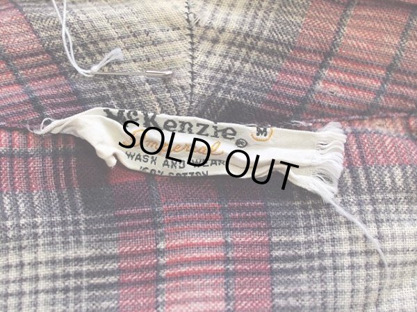 画像7: 1960s【McKenzie】オンブレーチェックネルガウン 