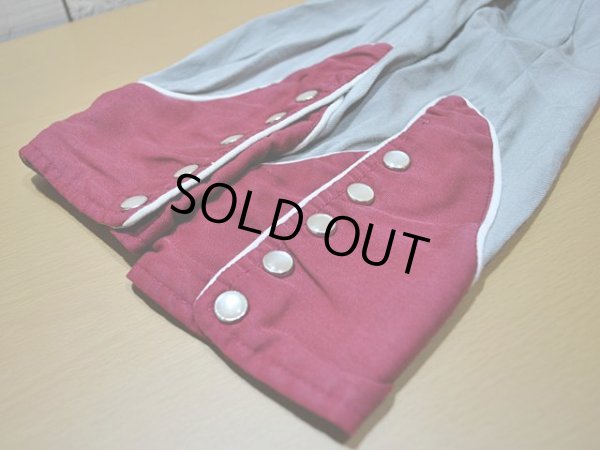 画像6: 〜1960s【HbarC】ツートン刺繍レーヨンウエスタンシャツ