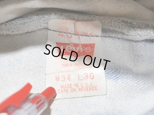 画像4: US製1990s【Levi's】501ブリーチ　w34