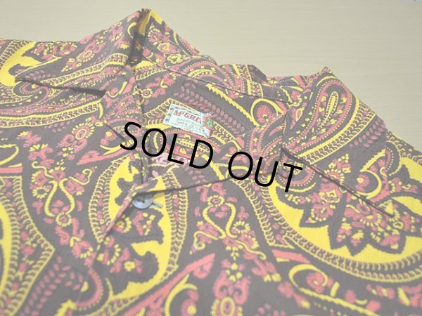 画像4: 1950s【McGREGOR】総柄レーヨンシャツ