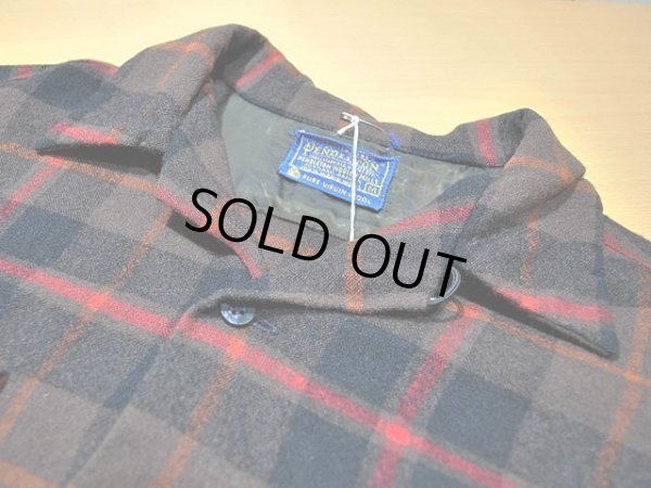画像5: 1960s【PENDLETON】ウールシャツ　黒×茶