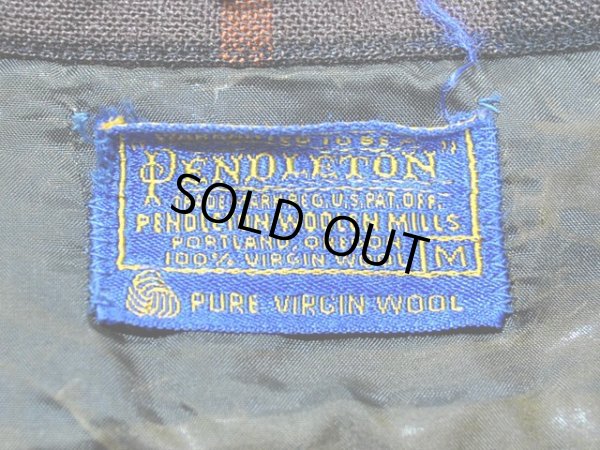 画像3: 1960s【PENDLETON】ウールシャツ　黒×茶