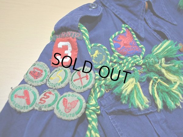 画像11: 1940s【BOY SCOUTS CANADA】プルオーバーシャツ　チェンジボタン