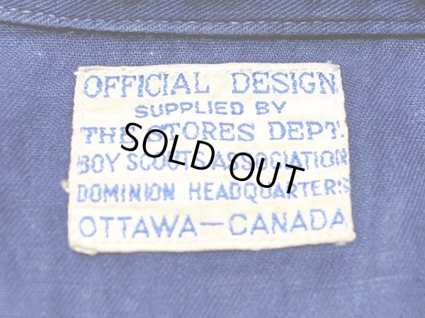 画像3: 1940s【BOY SCOUTS CANADA】プルオーバーシャツ　チェンジボタン