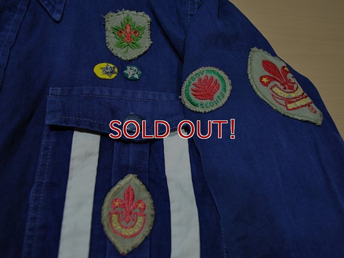画像12: 1940s【BOY SCOUTS CANADA】プルオーバーシャツ　チェンジボタン (12)