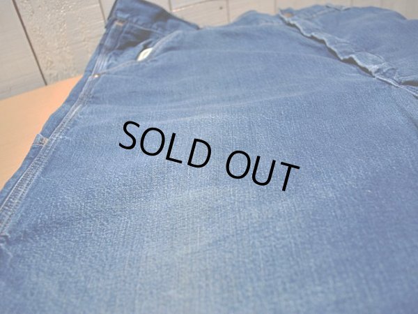 画像7: 1960s【Sears】裏地付きデニムペインターパンツ　w41