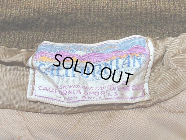 画像3: 1950s【CALIFORNIAN】ヌバックレザージャケット