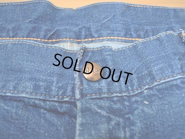 画像4: 1960s【Sears】裏地付きデニムペインターパンツ　w41