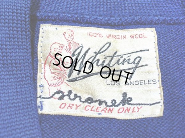 画像3: 1950s〜【Whiting】レタードカーディガン