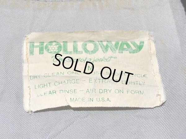 画像3: 1970s〜【HOLLOWAY】ブラックメルトンスタジャン