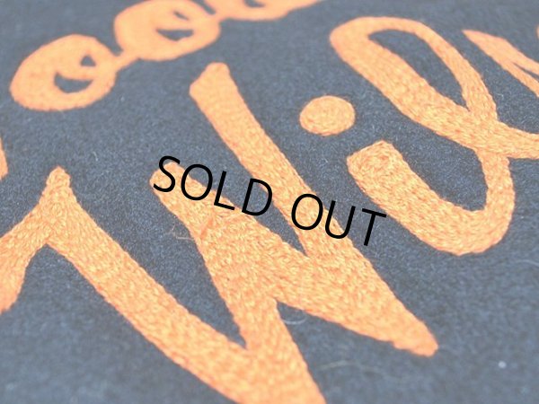 画像10: 1980s【BUTWIN】チェーンステッチ刺繍袖レザースタジャン　Black