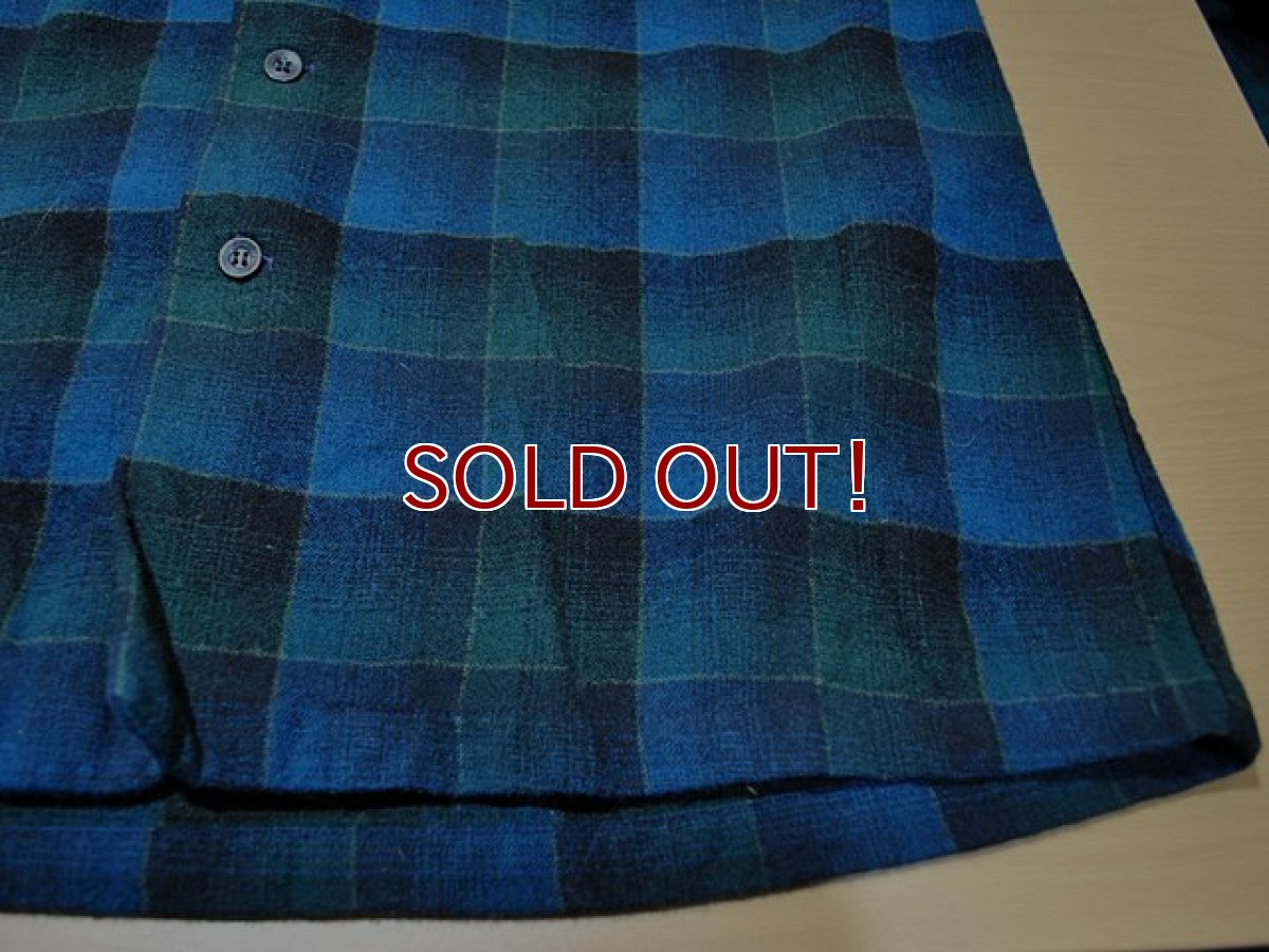 画像8:  1950s【PENDLETON】ウールシャツ 　オンブレ (8)