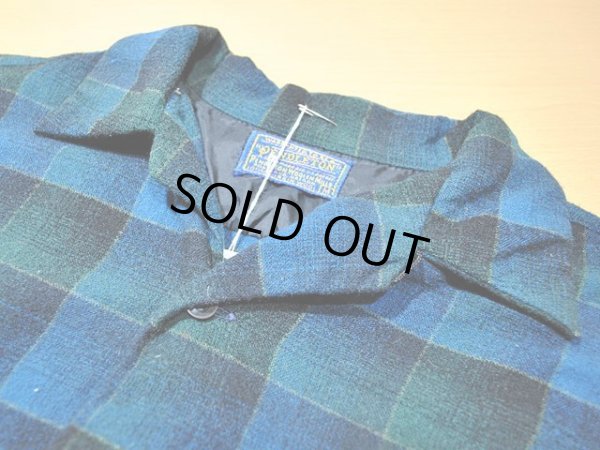 画像5:  1950s【PENDLETON】ウールシャツ 　オンブレ