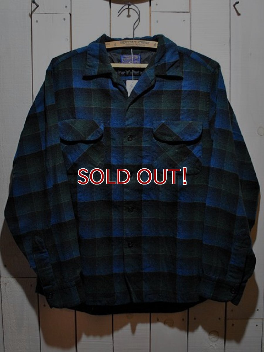 画像1:  1950s【PENDLETON】ウールシャツ 　オンブレ (1)