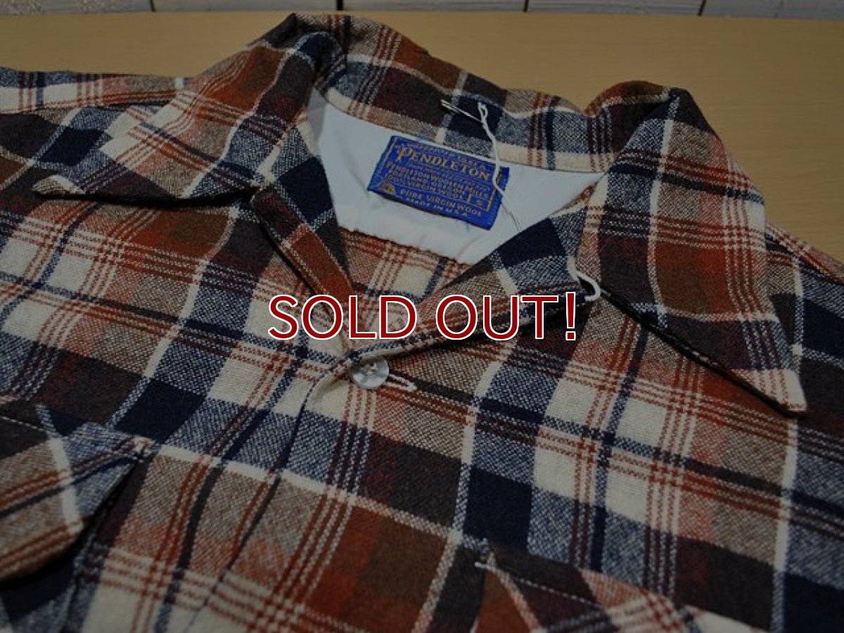 画像5:  1970s【PENDLETON】ウールシャツ S (5)
