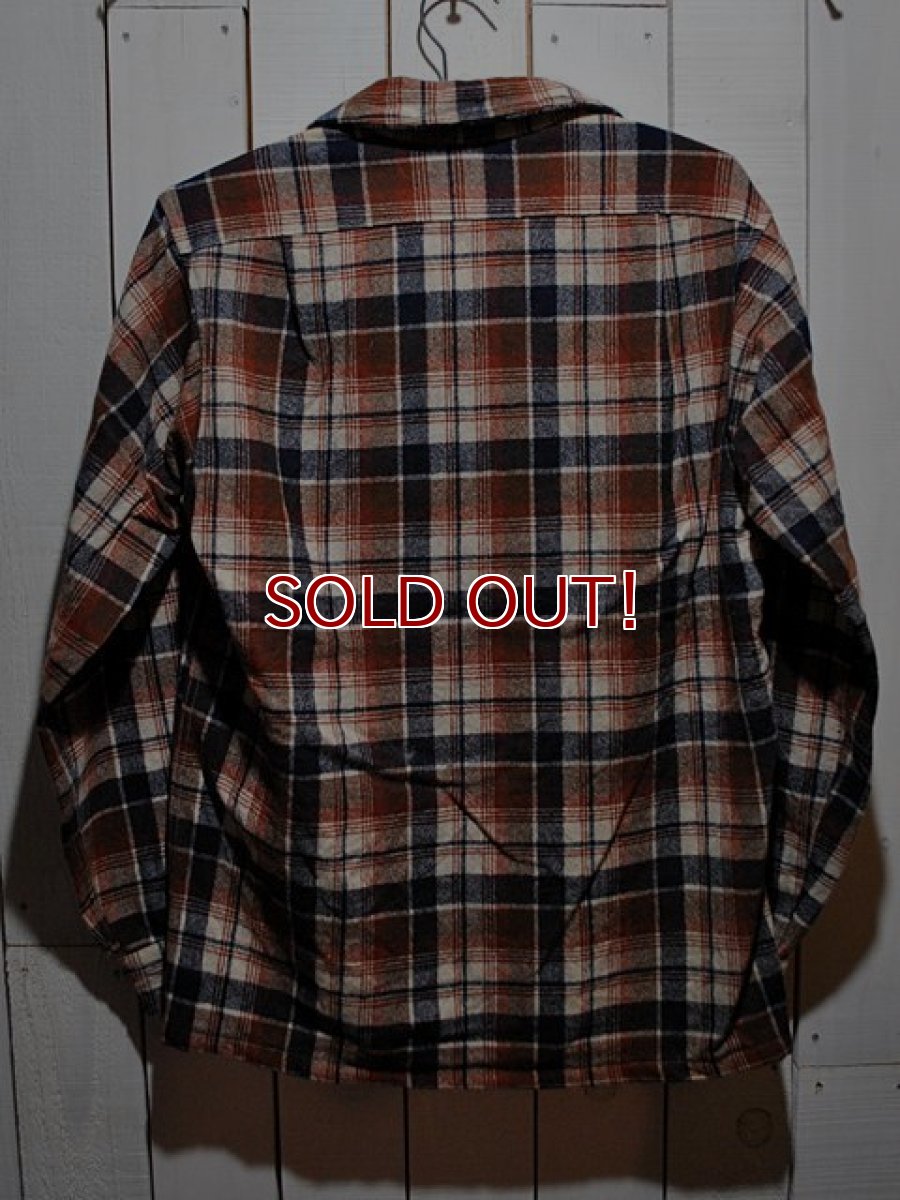 画像2:  1970s【PENDLETON】ウールシャツ S (2)