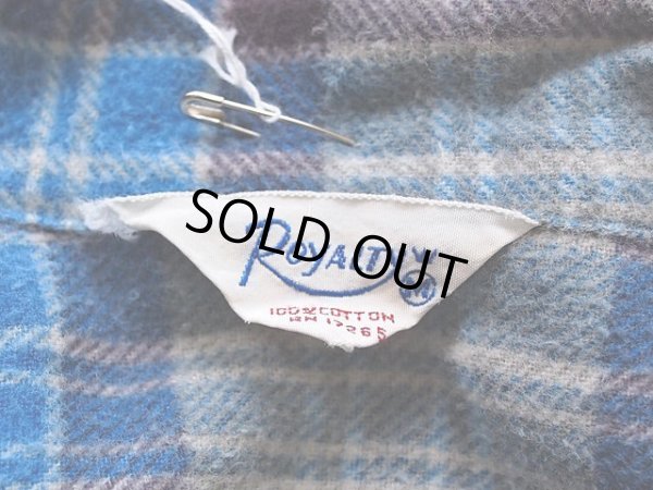 画像7: 1960s【ROYALTY】プリントネルガウン