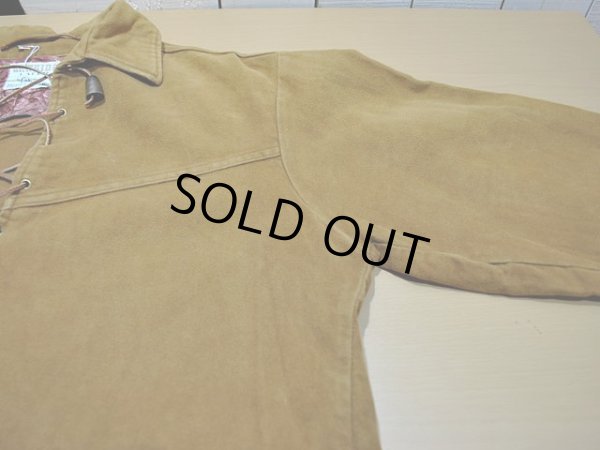 画像5: 1960s【CAMPUS】モールスキンレースアップシャツ 