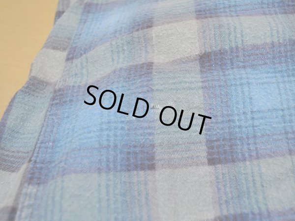 画像10: 1960s【McKenzie】プリントネルガウン　オンブレーチェック